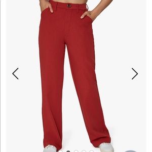 Weworewhat classic stretch crepe trousers